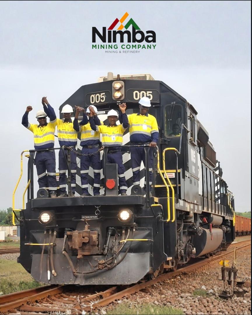 Nimba Mining Company franchit une étape historique et accueille son premier train de bauxite au port de Kamsar